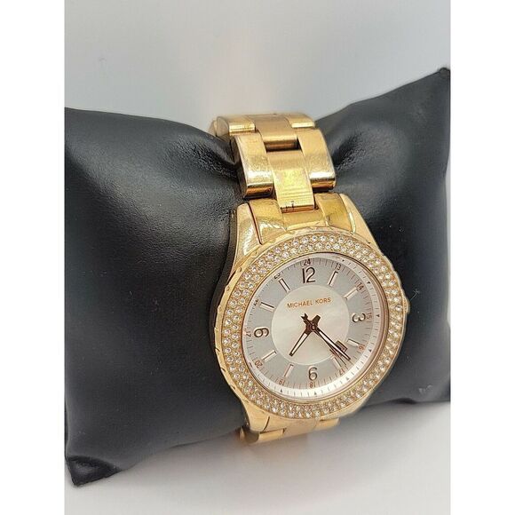 MICHAEL KORS MK5403 Women's Stainless Steel Analog White Dial Quartz Watch AM161 - Picture 4 of 11